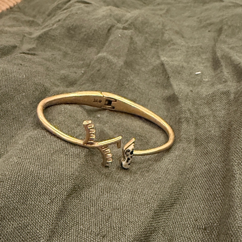 Gold-Tone Open Cuff Bracelet